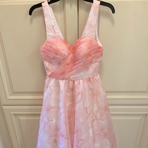 ModCloth XS Pink and White Tulle Dress NWOT